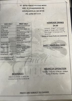 Menu photo 4 St. Bess Finest Cuisine Douglasville, GA Menu photo 4 St. Bess Finest Cuisine Douglasville, GA