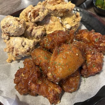 Matzip - Soy Garlic Chicken / Honey Cheese Chicken - Korean Near Me - Union City, California Matzip - Soy Garlic Chicken / Honey Cheese Chicken - Korean Near Me - Union City, California