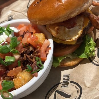Circle 7 Ranch - Loaded Tots & Rise & Shine Burger - Burgers Near Me - St. Louis, Missouri