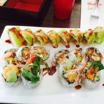 Kyoto - Shrimp tempura and I believe the triple tree maki - Japanese Near Me - Greenfield, Wisconsin