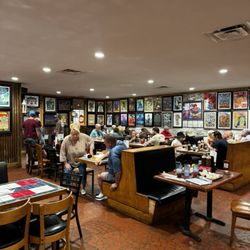 Restaurant interior was clean and bright and well laid out.