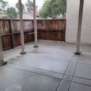Mike Klein Concrete - correct grading from house (right) to fence (left) - Masonry/Concrete Near Me - San Diego, California