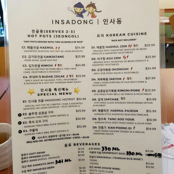 Insadong - Menu - pg2 - Korean Near Me - Toronto, Ontario Insadong - Menu - pg2 - Korean Near Me - Toronto, Ontario