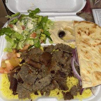 Gyro 101 Phoenix - Gyro Plate with Rice - Mediterranean Near Me - Phoenix, Arizona