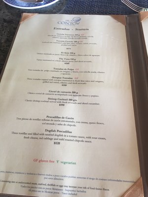 Menu photo 5 Isla Contoy Cancún, ROO Menu photo 5 Isla Contoy Cancún, ROO