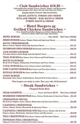 Menu photo 3 Port Clinton Hotel Port Clinton, PA Menu photo 3 Port Clinton Hotel Port Clinton, PA