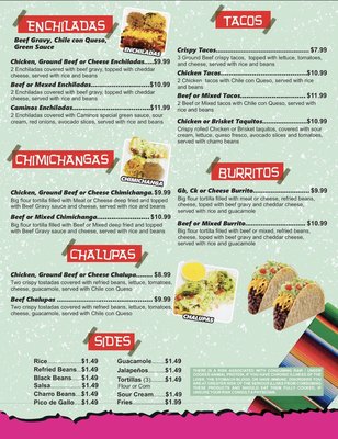 Menu photo 6 Caminos Mexican cafe College Station, TX