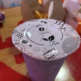 Good taro boba slush in small 4.02.23 Good taro boba slush in small 4.02.23
