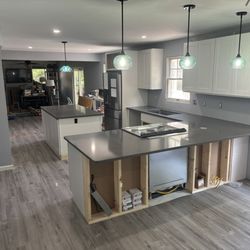 Designer Surfaces - Countertops installed!  I love the color and material!