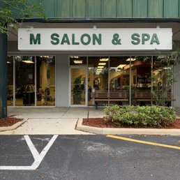 Exterior outside entrance of M Salon & Spa - Welcome To Our Happy Place - Sunrise, Florida Exterior outside entrance of M Salon & Spa - Welcome To Our Happy Place - Sunrise, Florida