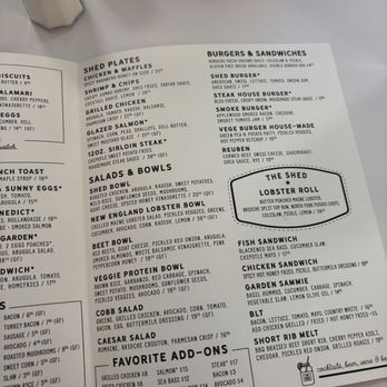 The Shed Restaurant - Mohegan Sun CT - Menu - Comfort Food Near Me - Uncasville, Connecticut The Shed Restaurant - Mohegan Sun CT - Menu - Comfort Food Near Me - Uncasville, Connecticut