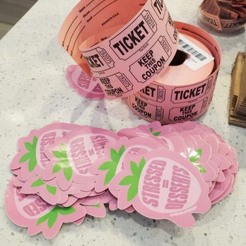 Chocolate Bash - Raffle tickets/stickers (grand opening day) - Creperies Near Me - San Leandro, California