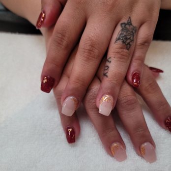 L'Posh Nails - Sns with tips. - Nail Salons Near Me - Gilbert, Arizona