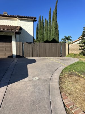 Before and after automatic Slide gates - Homeowner reached out to us, expressing that he wanted an automatic Gate. But was limited on space, we offered a solution with Tandem Slide Gates.  Before and after automatic Slide gates - Homeowner reached out to us, expressing that he wanted an automatic Gate. But was limited on space, we offered a solution with Tandem Slide Gates. 