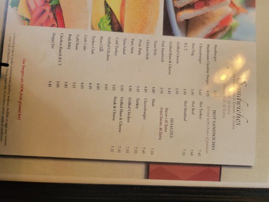 Menu photo 2 K's Place Mc Connellsburg, PA