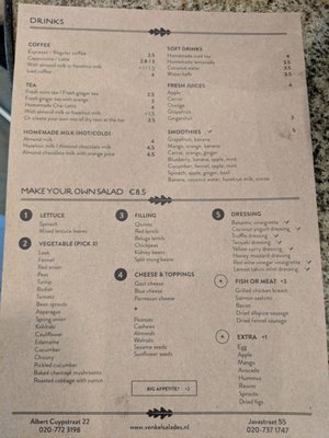 Menu photo 2 Venkel Amsterdam, NH