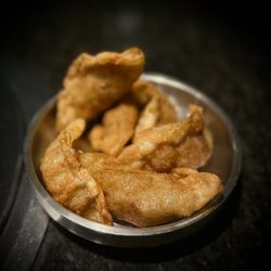 Q Korean Steak House - Dumplings brought at included side