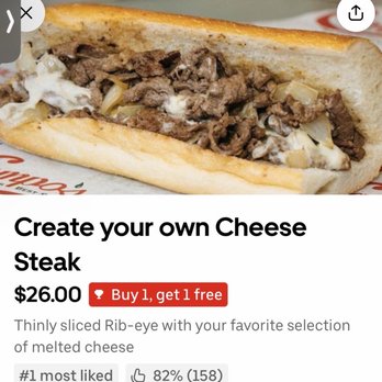 Campo's Philly Cheesesteaks - "Buy one get one free" - Sandwiches Near Me - Philadelphia, Pennsylvania