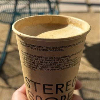 Stereoscope - Medium Latte with oat milk - Coffee Roasteries Near Me - Newport Beach, California