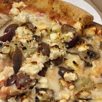 Hops & Pie - Artichoke Hearts, Feta, and Calamata Olives - Pizza Near Me - Denver, Colorado Hops & Pie - Artichoke Hearts, Feta, and Calamata Olives - Pizza Near Me - Denver, Colorado