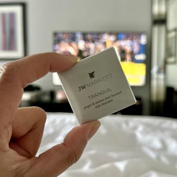 JW Marriott Washington, DC - Complimentary chocolates which were yummy! - Hotels Near Me - Washington, DC, District of Columbia