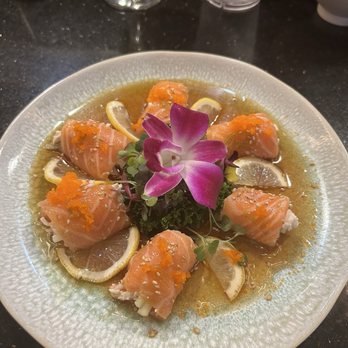 Wasabi - Salmon start me up roll - Japanese Near Me - Ocean Springs, Mississippi Wasabi - Salmon start me up roll - Japanese Near Me - Ocean Springs, Mississippi