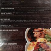 Photo of RakiRaki Ramen & Tsukemen - San Diego, CA, United States. Super Exclusive Ramen Menu