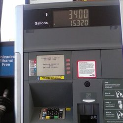My wal-mart credit card at the pump
