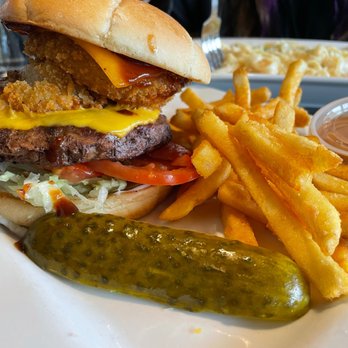 Hug Hes - Cheddar Bacon Burger - New American Near Me - North Ogden, Utah
