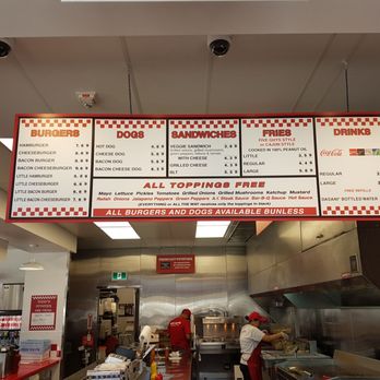 Five Guys - Menu - Burgers Near Me - Calgary, Alberta