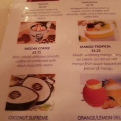 The Jewel in the Crown - Lots of cooling desserts