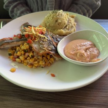 Zerbo's Market & Bistro - Branzino dish with mashed potatoes - Grocery Near Me - Commerce Township, Michigan Zerbo's Market & Bistro - Branzino dish with mashed potatoes - Grocery Near Me - Commerce Township, Michigan