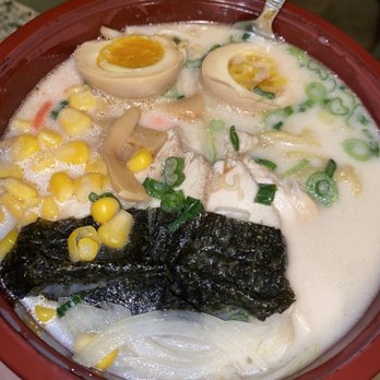 RamenKoko - Creamy vegetarian ramen with chicken. Pretty good. - Ramen Near Me - Highland, California RamenKoko - Creamy vegetarian ramen with chicken. Pretty good. - Ramen Near Me - Highland, California