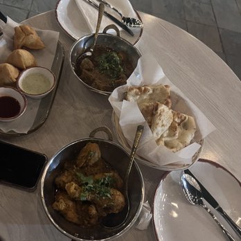 Clove - Goat Chicken Karahi (Bone-in)Plain Naan Samosa (2 pc) - Pakistani Near Me - Sterling, Virginia Clove - Goat Chicken Karahi (Bone-in)Plain Naan Samosa (2 pc) - Pakistani Near Me - Sterling, Virginia