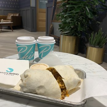 White Rhino Coffee - Breakfast burrito - Coffee & Tea Near Me - Arlington, Texas White Rhino Coffee - Breakfast burrito - Coffee & Tea Near Me - Arlington, Texas