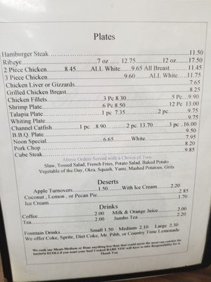 Menu photo 4 B & F Drive In Restaurant Baxley, GA Menu photo 4 B & F Drive In Restaurant Baxley, GA