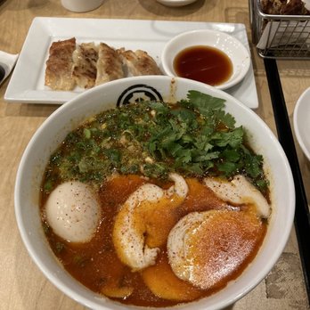 Kashiwa Ramen - Spicy Ramen with Chicken Cha-shu (Straight noodle) (Lite Broth) - Ramen Near Me - Costa Mesa, California Kashiwa Ramen - Spicy Ramen with Chicken Cha-shu (Straight noodle) (Lite Broth) - Ramen Near Me - Costa Mesa, California