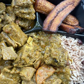 Rude Jerk Kitchen - Curry goat, plantain, rice and pees. - Caribbean Near Me - Ontario, California Rude Jerk Kitchen - Curry goat, plantain, rice and pees. - Caribbean Near Me - Ontario, California