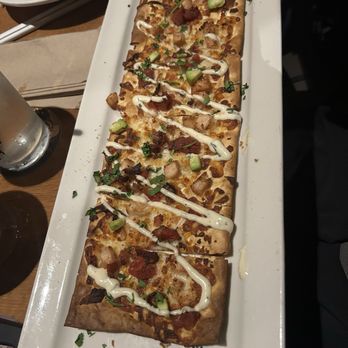 BJ's Restaurant & Brewhouse - California Club Flatbread - New American Near Me - Doral, Florida BJ's Restaurant & Brewhouse - California Club Flatbread - New American Near Me - Doral, Florida