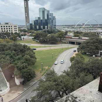 Sixth Floor Museum at Dealey Plaza - Looking out 6th floor of former Texas School Book Depository - Museums Near Me - Dallas, Texas Sixth Floor Museum at Dealey Plaza - Looking out 6th floor of former Texas School Book Depository - Museums Near Me - Dallas, Texas