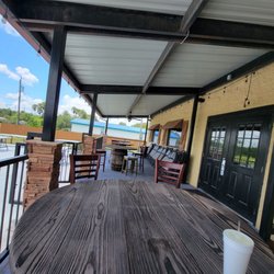 Ranch House Burgers - Back porch area...