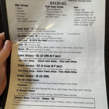 Soundgrowler Brewing - Food Menu - Mexican Near Me - Tinley Park, Illinois Soundgrowler Brewing - Food Menu - Mexican Near Me - Tinley Park, Illinois