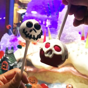 Candy Palace and Candy Kitchen - Jack Skellington and Poison Apple Cake Pops. - Candy Stores Near Me - Anaheim, California Candy Palace and Candy Kitchen - Jack Skellington and Poison Apple Cake Pops. - Candy Stores Near Me - Anaheim, California