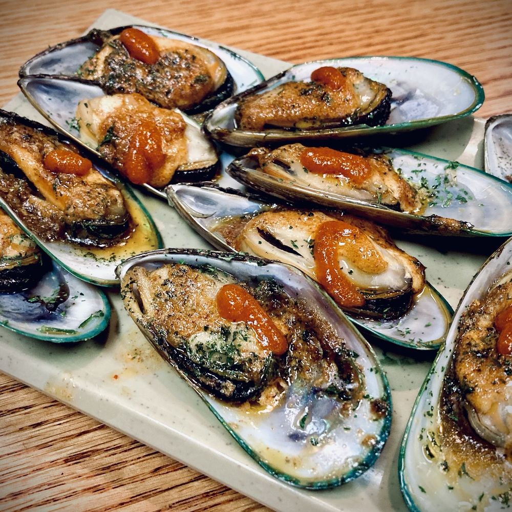 Sushi Pier - Mussels on a half shell appetizer - Sushi Bars Near Me - Reno, Nevada