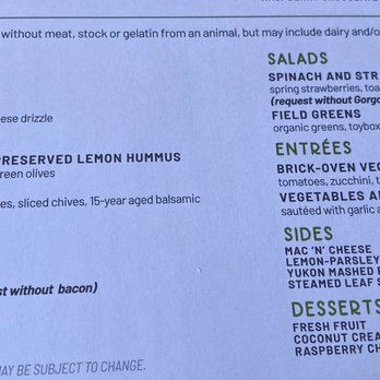 Seasons 52 - Vegetarian menu - New American Near Me - Costa Mesa, California Seasons 52 - Vegetarian menu - New American Near Me - Costa Mesa, California