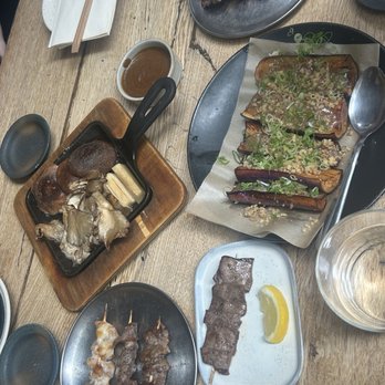 nonono - Skewers, mushroom, eggplant - Izakaya Near Me - New York, New York