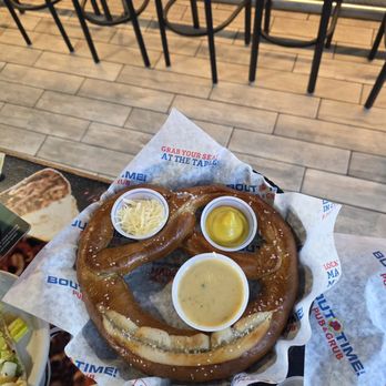 Bout Time Pub & Grub - Bavarian pretzel on superbowl sunday - Pubs Near Me - Bluffdale, Utah Bout Time Pub & Grub - Bavarian pretzel on superbowl sunday - Pubs Near Me - Bluffdale, Utah