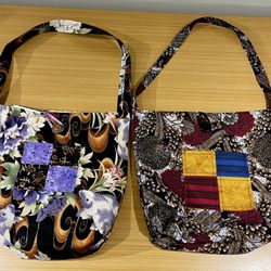 Cloverdale Regional Library - Cloverdale Regional Library Sewing Class: We completed these totes with quilted exterior pocket after one free sewing class!