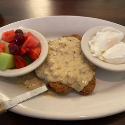 Country Fried Steak and Eggs