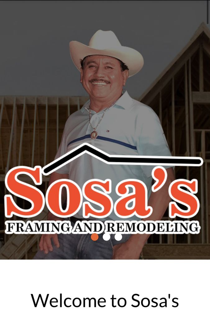 Slide of Sosas Framing And Remodeling